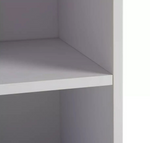 Prime Mirrored Narrow Tallboy - White