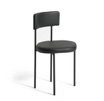 Habitat Jayla Metal Dining Table & 4 Black Chairs