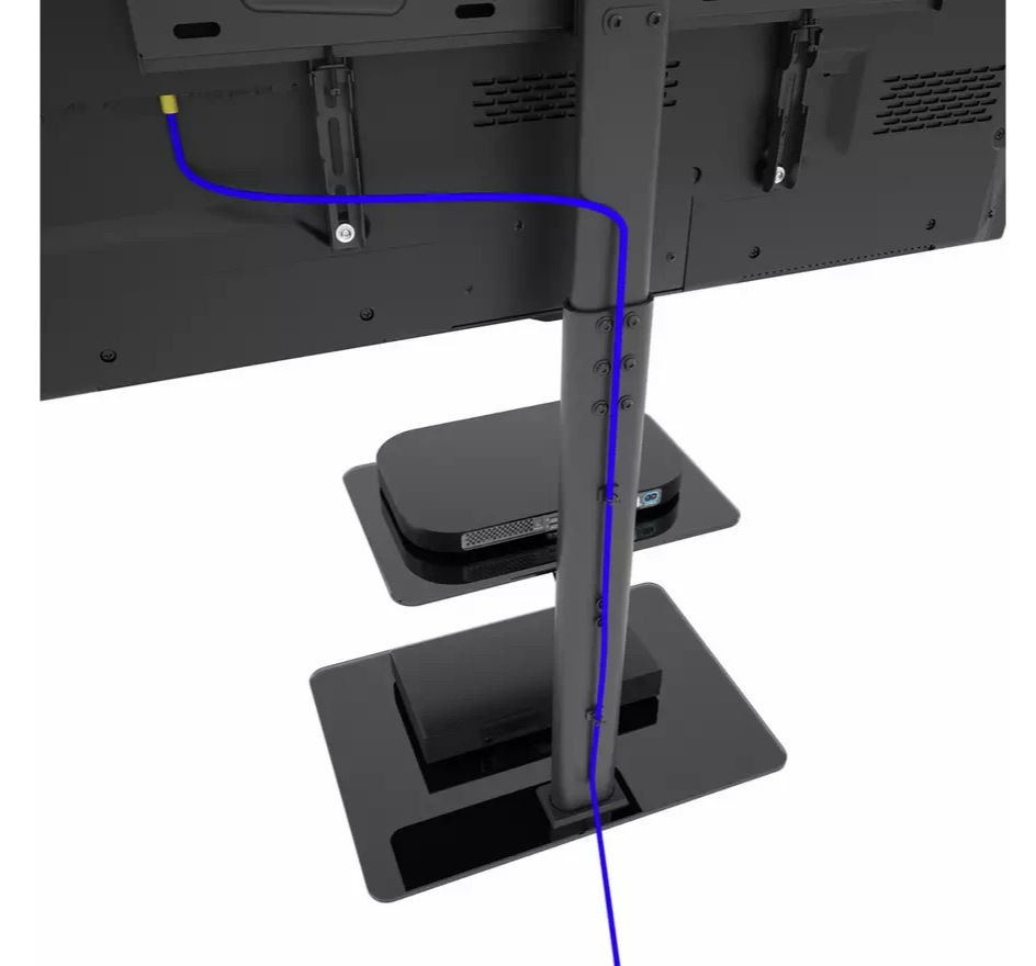 AVF AR-UN60BB Up to 70 Inch TV Stand Black | Modern TV Entertainment Unit