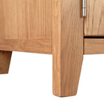 Home Islington 2 Door Oak TV Unit - Natural | Organized Media Space