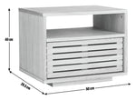 Max Oak Bedside Table - Oak | compact bedside table