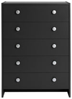 Seville 5 Chest of Drawer - Anthracite (B GRADE)