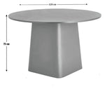 Arelo Round 4 Seater Dining Table - Black | Modern Family Dining