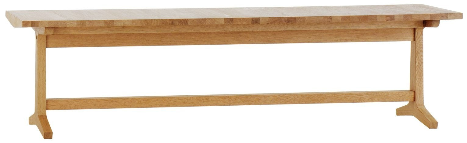 Habitat Parker Large Bench Oak | Dining Bench Oak