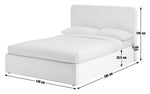 Chadwell Double End Lift Ottoman Bed - Natural | Gas lift mechanism bed