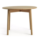 Jessie Wood 4 Seater Folding Table Natural | Compact Folding Dining Table