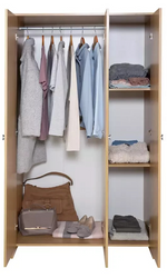 Seville 3 Door Wardrobe - Oak Effect (B Grade)