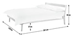Tatsuma Double Wooden Bed Frame - Ash | Minimalist Home Look