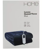Blue Heated Throw