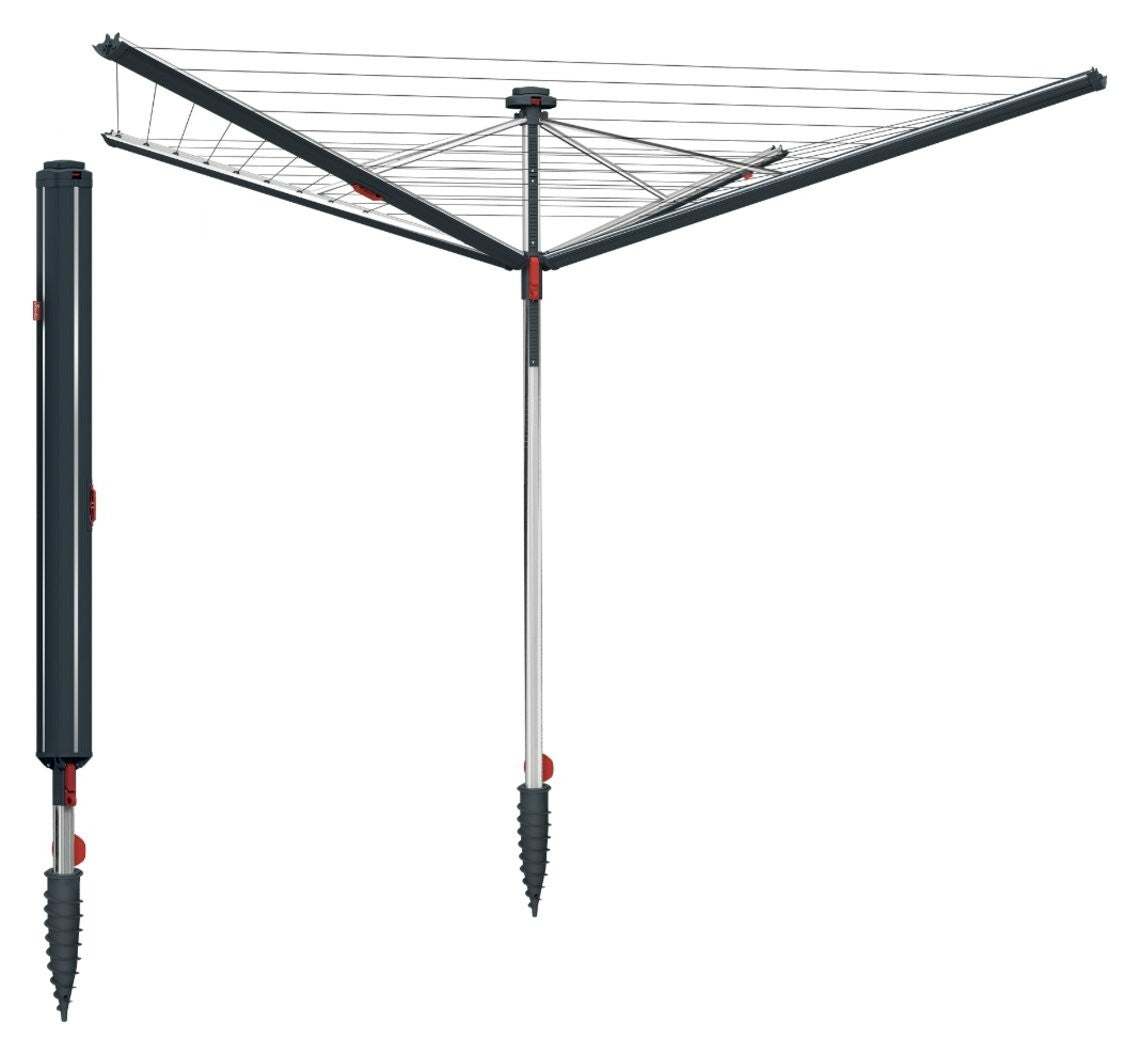 Vileda 50m Sun-Rise Outdoor Clothes Airer