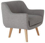 Habitat Nellie Fabric Accent Chair - Grey
