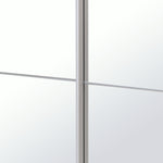 Holsted Mirrored 180cm Sliding Wardrobe - White | Closet Interior Style Storage