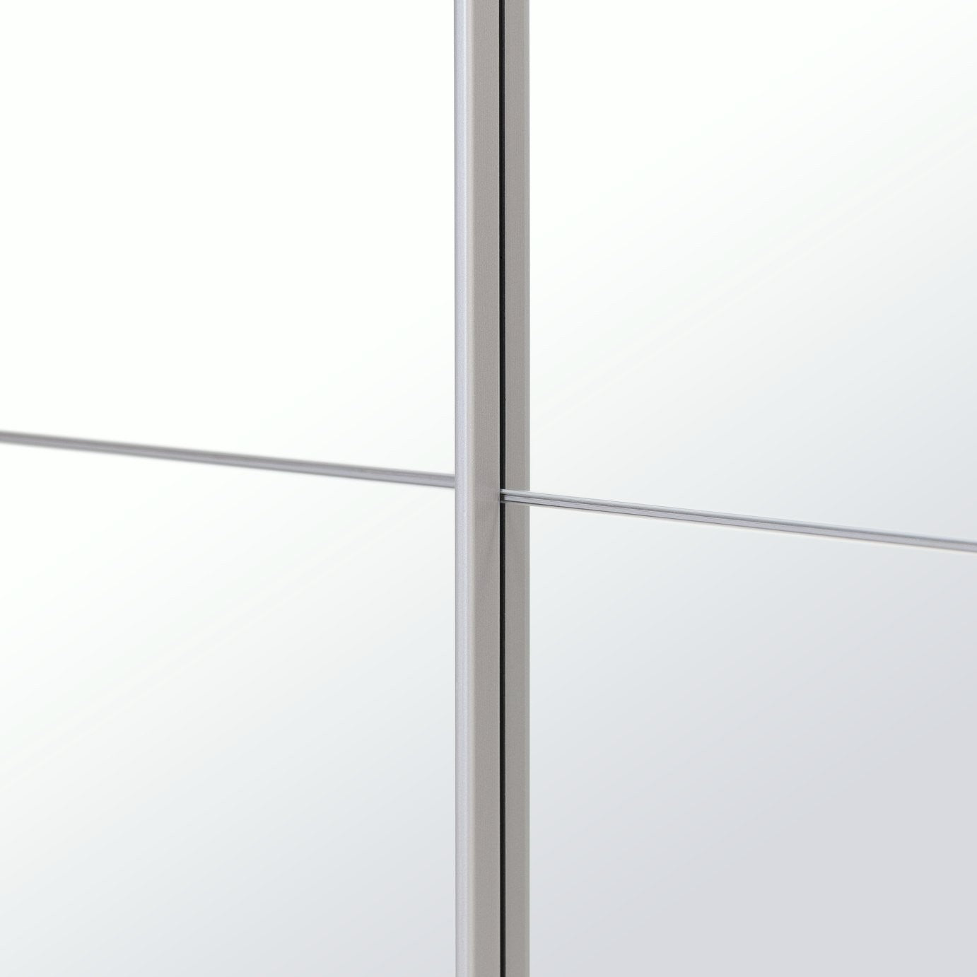 Holsted Mirrored 180cm Sliding Wardrobe - White | Closet Interior Style Storage