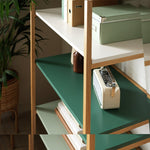 Jive Tall Shelving Unit - Green | Stylish Display Feature