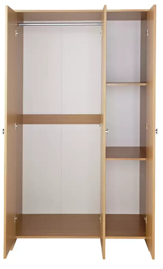 Seville 3 Door Wardrobe - Oak Effect (B Grade)