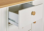 Home Winchester 2 Door 3 Drawer Sideboard - Cream | sideboard with drawers