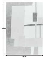 Habitat Quentin Abstract Wool Shaggy Rug - 200x140cm