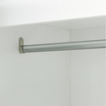 Malibu 2 Door 2 Drawer Wardrobe - White ( B Grade )