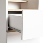 Habitat Skandi 5 Drawer Tallboy - White Two Tone ( B Grade 20386)