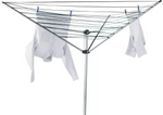 Home 30m 3 Arm Outdoor Washing Line | Heavy Duty Rotary Clothes Dryer for Garden