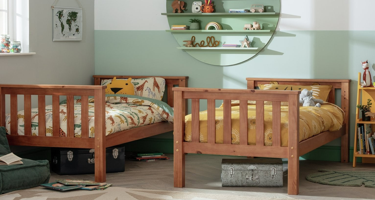 Nubi Deep Bookcase - Wood | Stylish Shelving Design