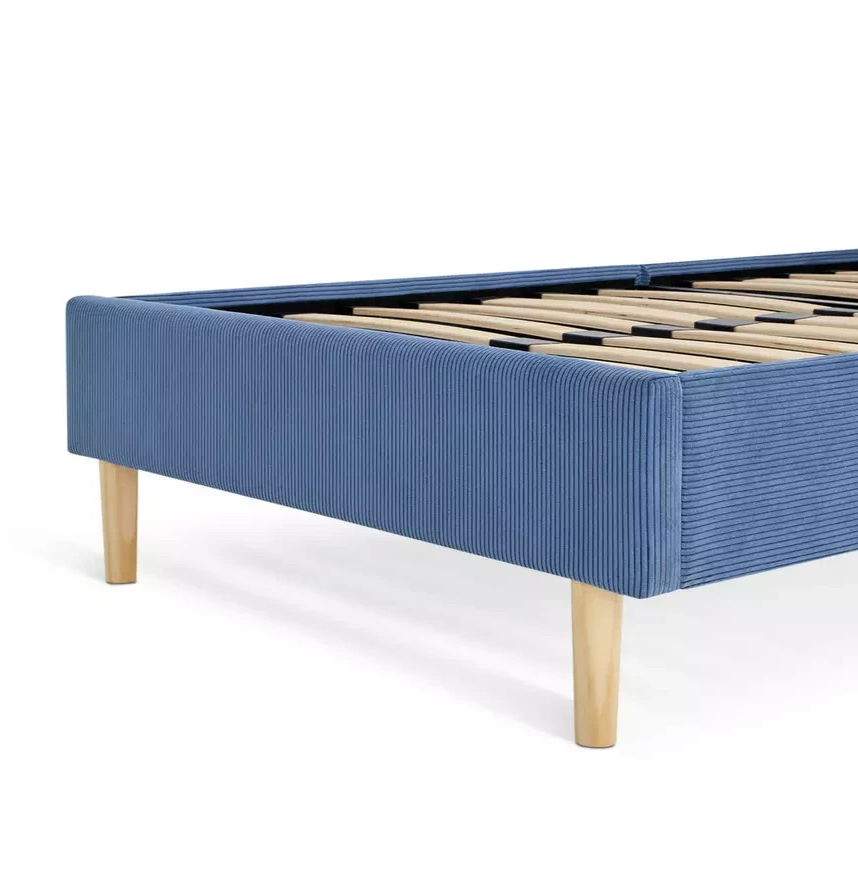 Home Kids Arden Single Upholstered Bed Frame Pink | Children's Bedroom Furniture