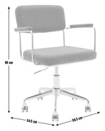 Ezra Fabric Office Chair - Olive