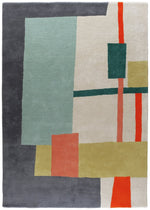 Habitat Quentin Abstract Wool Shaggy Rug - 200x140cm