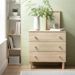 Akio 3 Drawer Chest - Pine | Natural Wood Aesthetic