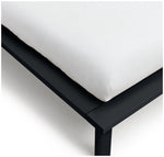 Akio Double Wooden Platform Bed Frame - Black | minimalist bed frame