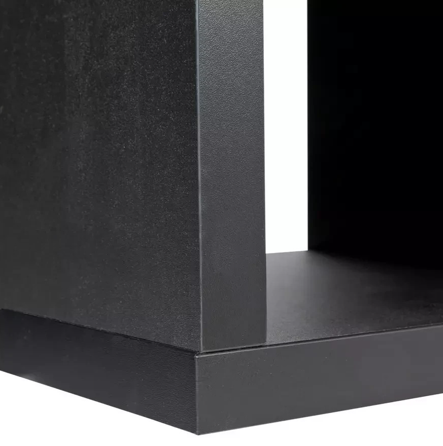 Squares Plus 16 Cube Storage Unit - Black | Contemporary Home Display