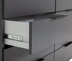Hallingford 8 Drawer Chest - Anthracite | Modern Bedroom Storage