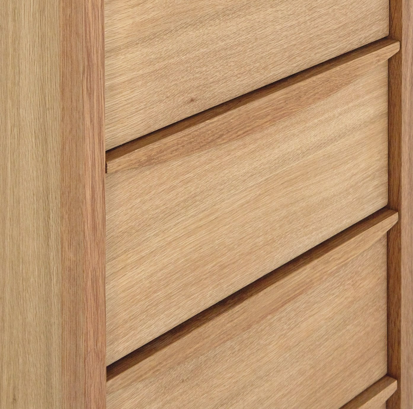 Derwent 6 Drawer Tallboy - Oak | Vertical dresser