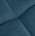 Home Home Maisie Velvet Large Storage Ottoman Blue | Upholstered Bedroom Storage