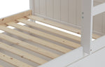 Detachable Bunk Bed with Trundle - White | Convertible Bedroom Setup