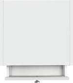 Home Seville 1 Drawer Bedside Table - White | Nightstand Storage for Bedroom Use
