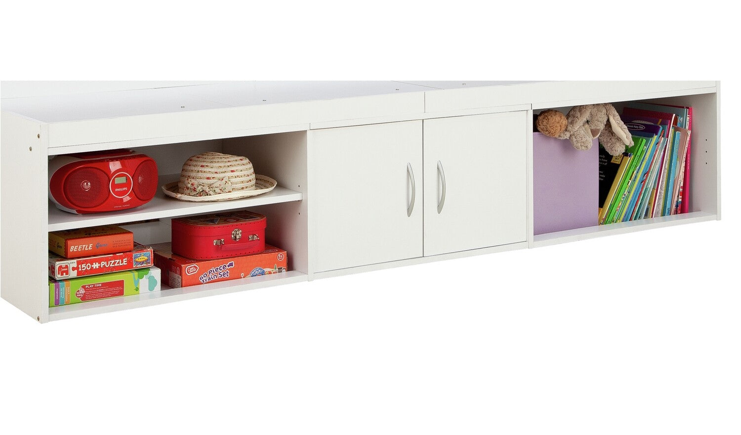 Freddie Cabin Bed Frame - White ( B Grade 53719 - 53723 - 53726 )