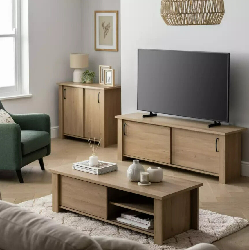 Oakham Coffee Table - Oak | Oak Effect Living Room Table Modern Wooden Design
