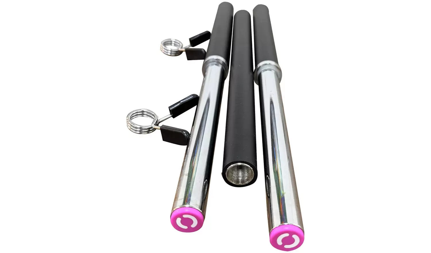 Opti Vinyl Barbell Set 20kg | Strength Training Weights Home Gym Equipment