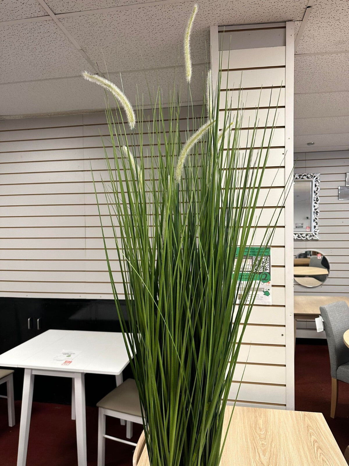 Habitat Artificial Large Faux Floral Pampas - Natural
