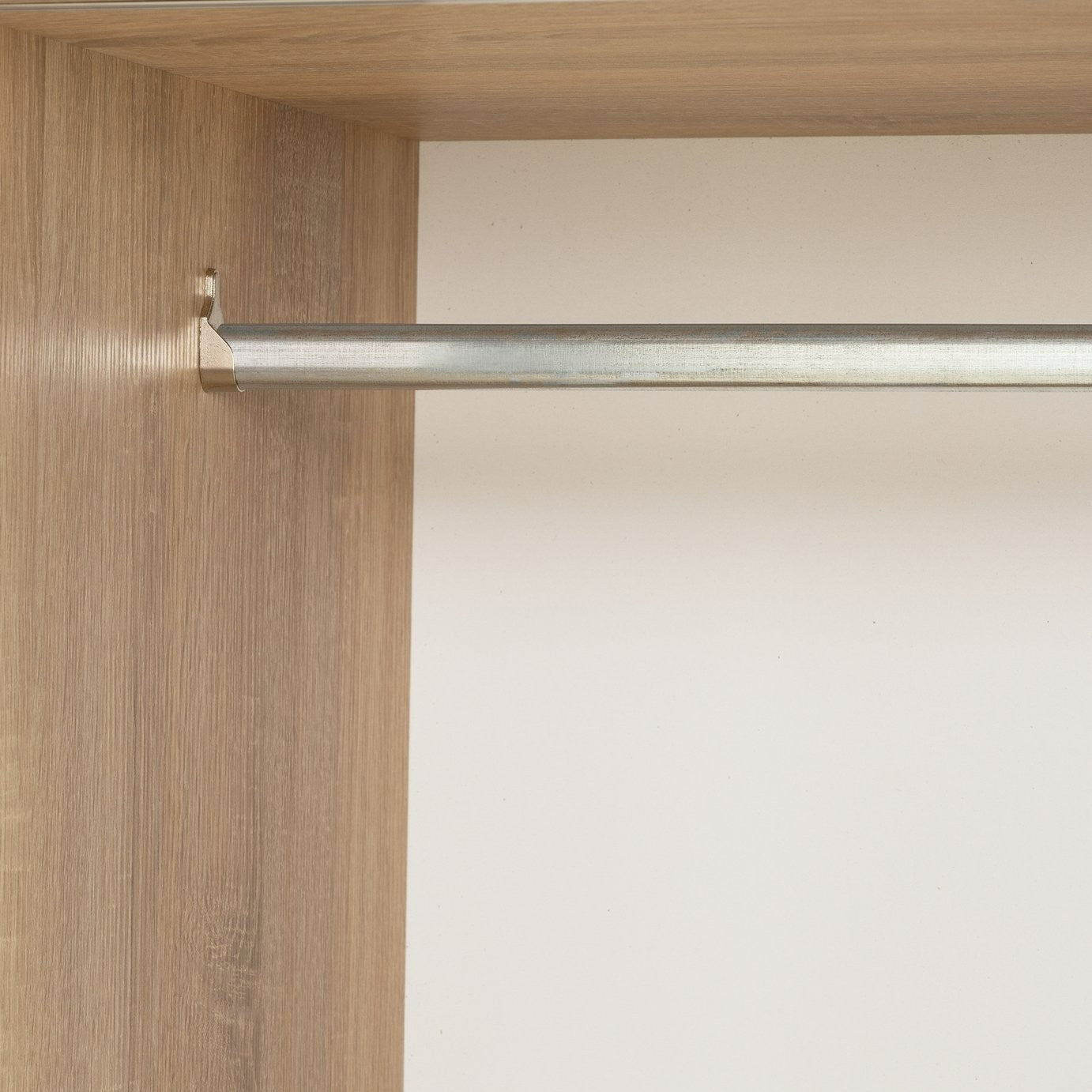 Nova 2 Door Sliding Wardrobe - Oak | Modern Bedroom Storage Cabinet Furniture