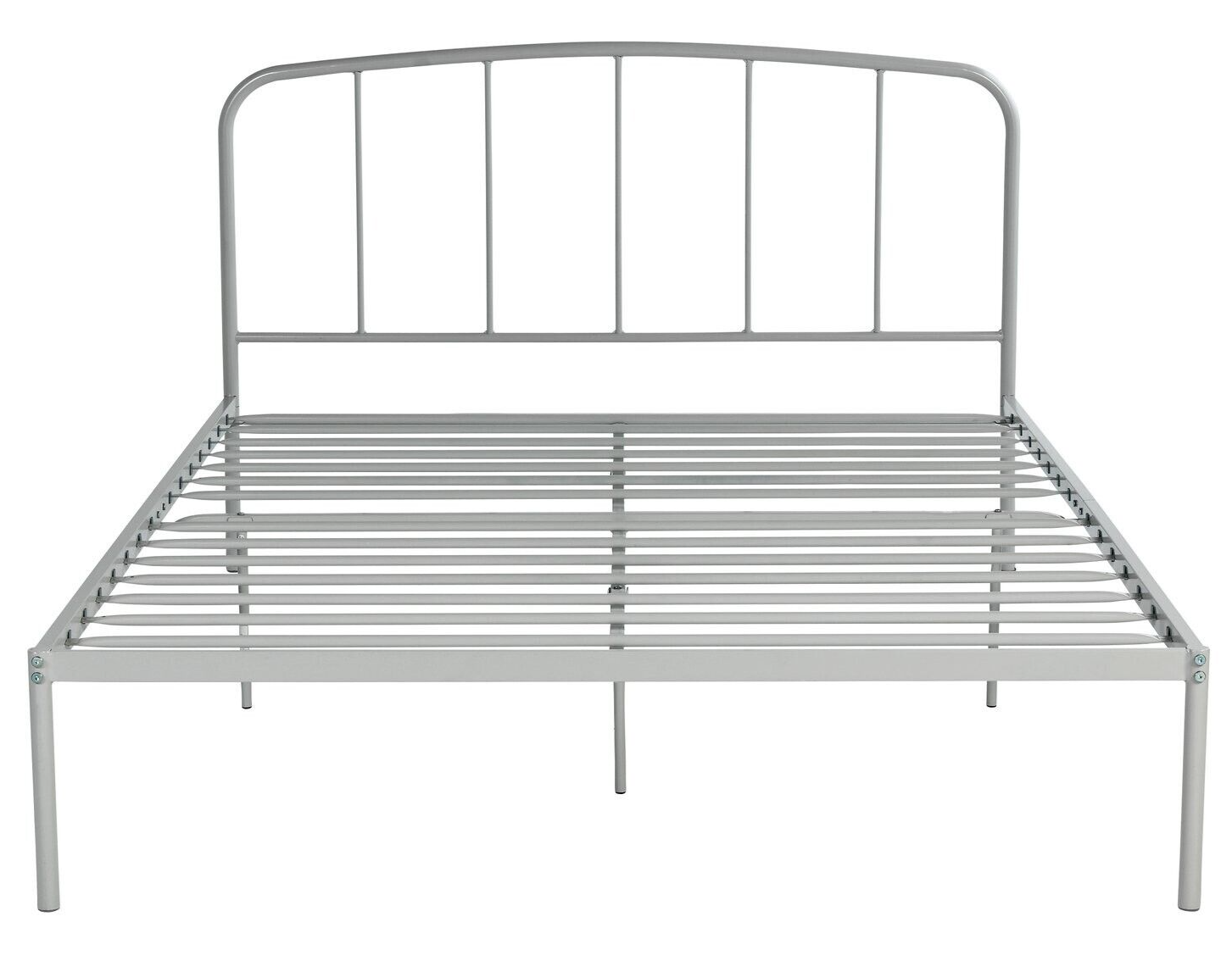 Freja Small Double Metal Bed Frame - Silver ( B Grade 35323 )