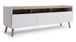 Skandi 3 Drawer TV Unit - White