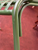 Indu 2 Seater Metal Garden Bench - Green (S)