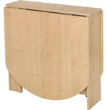 Home Folding 4-6 Seater Table Light Oak Effect | Dining Furniture for Kitchen