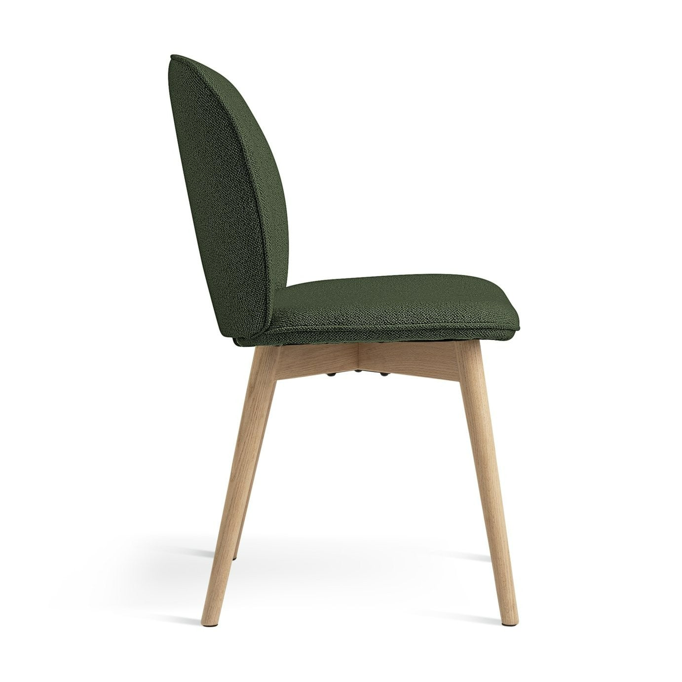 Laurel Pair of Fabric Dining Chairs - Dark Green | Rich Color Accent