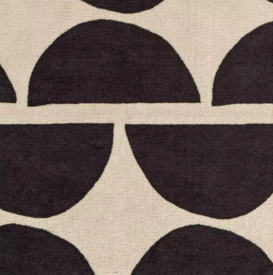 Habitat Mid Century Mini Geo Rug - Grey & White - 160x230cm