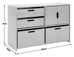 Habitat Kids Rico Double Storage Unit - Ink Blue ( B Grade 38946 - 38948 )