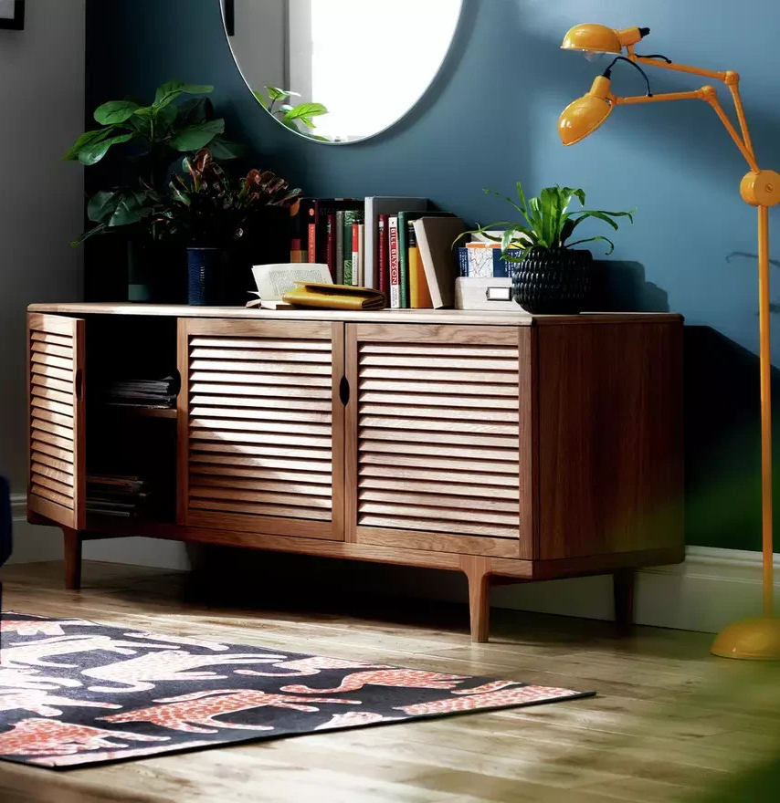 Oiled Slatted Sideboard - Natural (B Grade 1070)