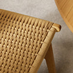 Faro Pair of Solid Wood Dining Chairs - Light Wood | Kitchen Counter Seating